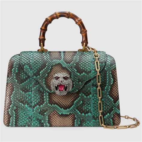 sac louis gucci|sac Gucci python.